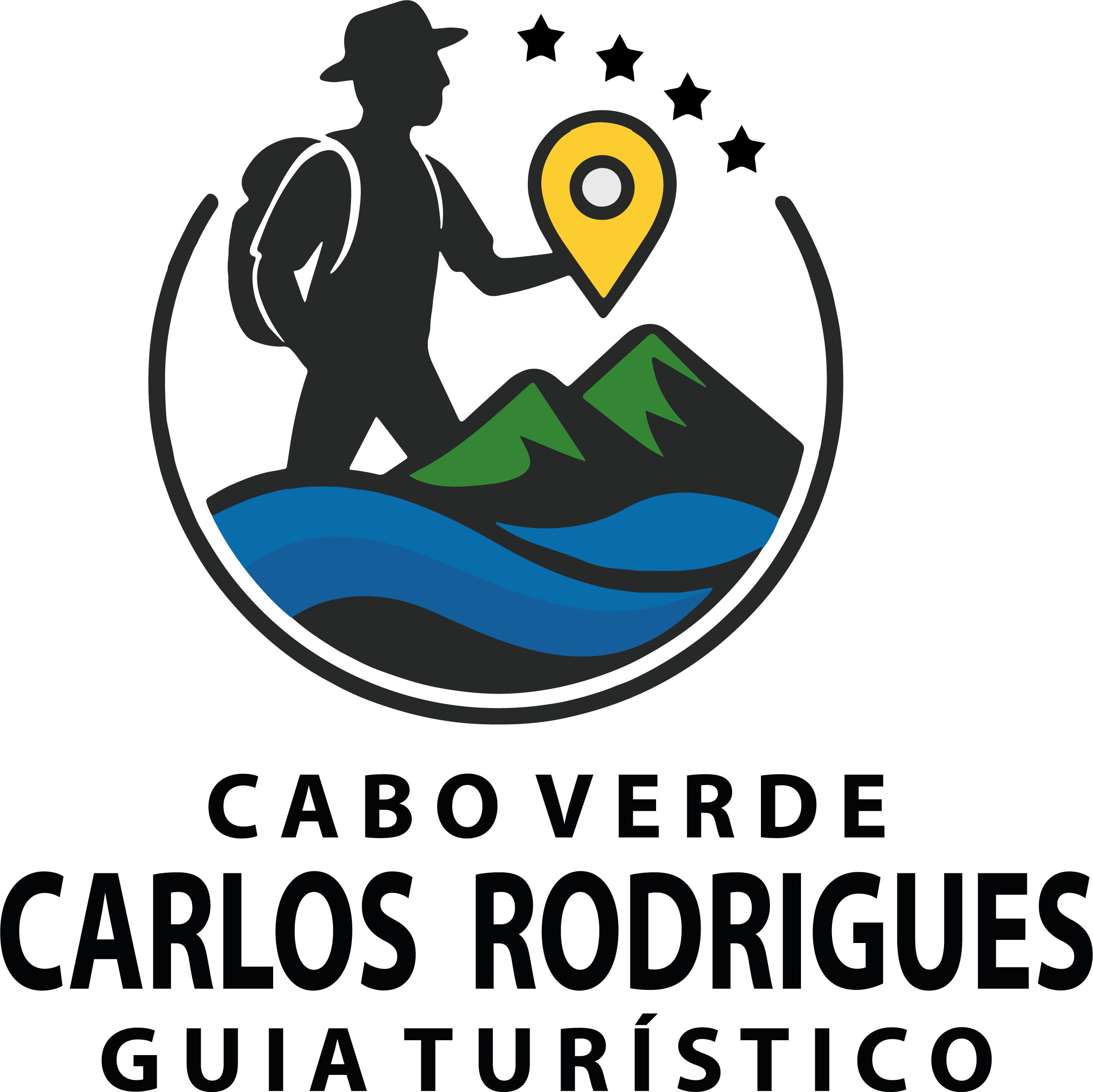 Logotipo Carlos Rodrigues - Guia Turístico Cabo Verde